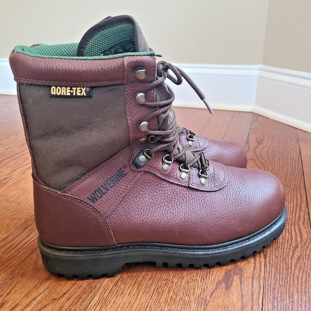 Wolverine Size 11 M Gore Tex Thinsulate Big Horn Ultra Leather Work Boots 03850